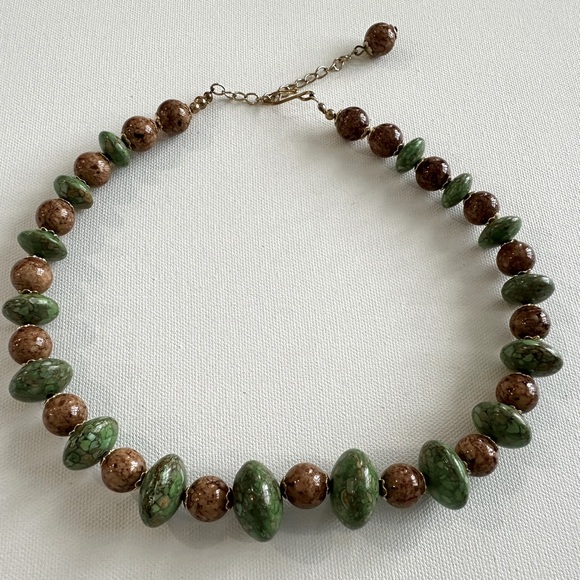 Polished Artisan Stone Green Gaspeite Orka Agate - Picture 8 of 8